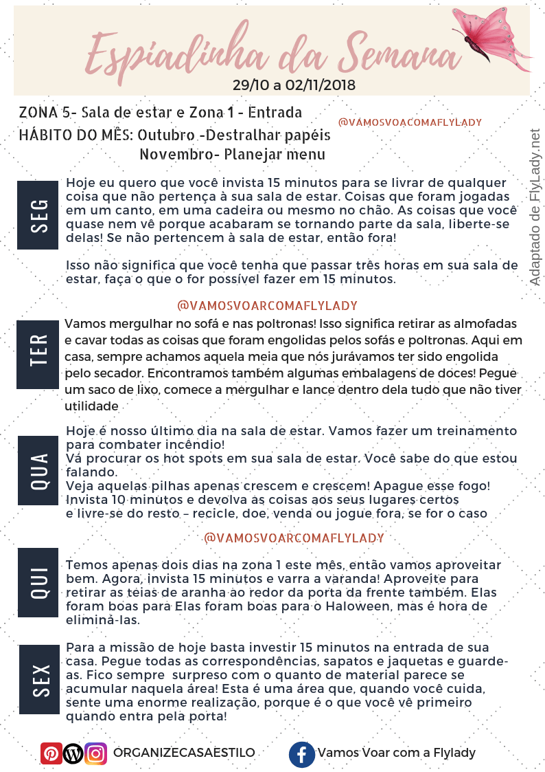 Espiadinha 29out a 02nov18